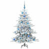 Árbol de Navidad artificial con ramas articuladas 150cm PVC 4