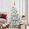 Árbol de Navidad artificial con ramas articuladas 150cm PVC 1