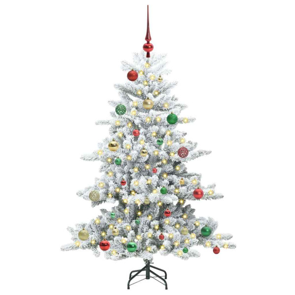 Árbol de Navidad artificial con ramas articuladas 150cm PVC M 3