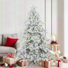 Árbol de Navidad artificial con ramas articuladas 180 cm PVC 1