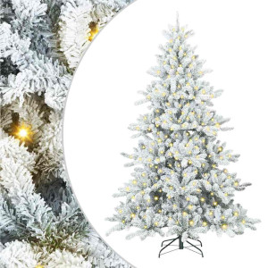 Árbol de Navidad artificial con ramas articuladas 180 cm PVC H