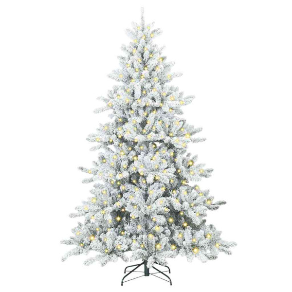 Árbol de Navidad artificial con ramas articuladas 180 cm PVC M 3