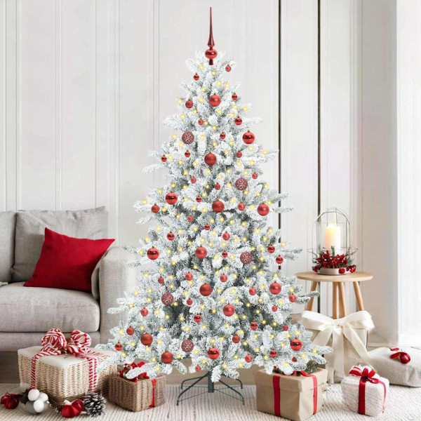Árbol de Navidad artificial con ramas articuladas 180cm PVC D