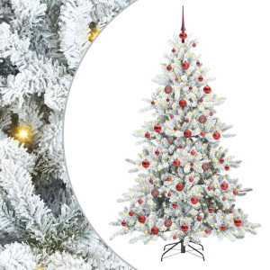 Árbol de Navidad artificial con ramas articuladas 180cm PVC H