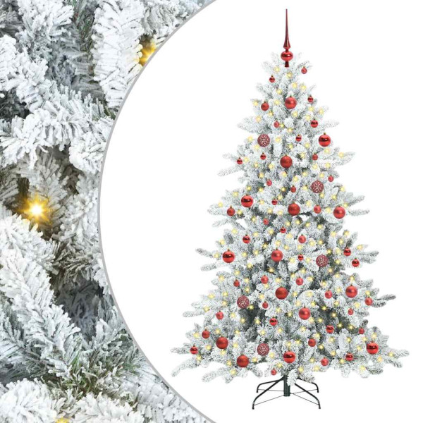 Árbol de Navidad artificial con ramas articuladas 180cm PVC M 2