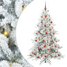 Árbol de Navidad artificial con ramas articuladas 180cm PVC 2