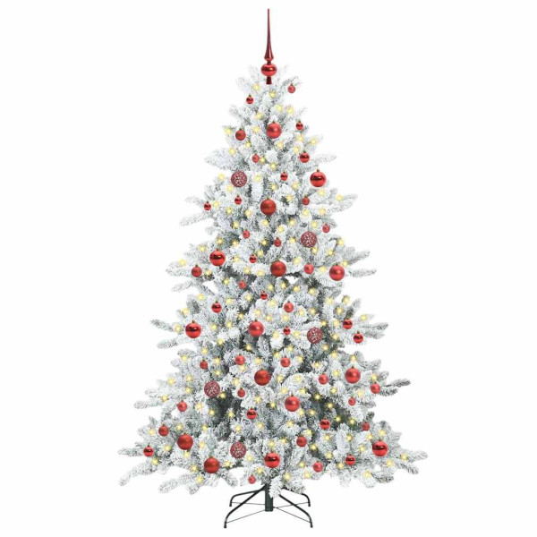Árbol de Navidad artificial con ramas articuladas 180cm PVC M 3