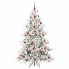 Árbol de Navidad artificial con ramas articuladas 180cm PVC 3
