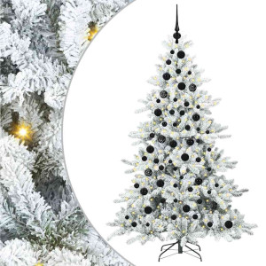 Árbol de Navidad artificial con ramas articuladas 180cm PVC H