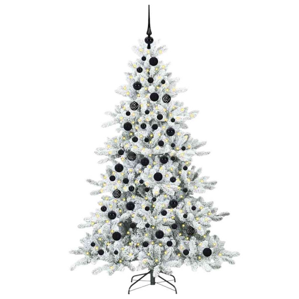 Árbol de Navidad artificial con ramas articuladas 180cm PVC M 3