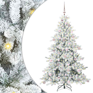 Árbol de Navidad artificial con ramas articuladas 180cm PVC H