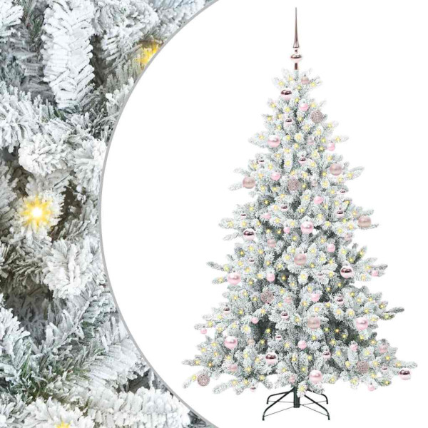 Árbol de Navidad artificial con ramas articuladas 180cm PVC M 2