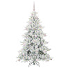 Árbol de Navidad artificial con ramas articuladas 180cm PVC 3