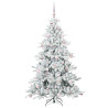 Árbol de Navidad artificial con ramas articuladas 180cm PVC 4