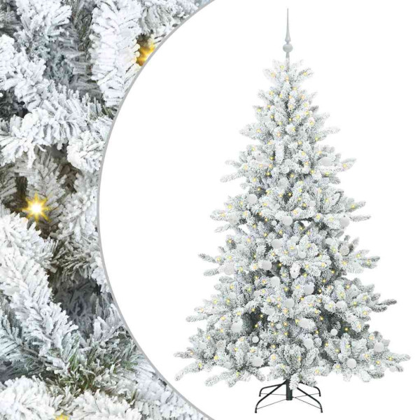 Árbol de Navidad artificial con ramas articuladas 180cm PVC M 2