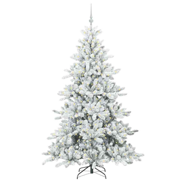 Árbol de Navidad artificial con ramas articuladas 180cm PVC M 3