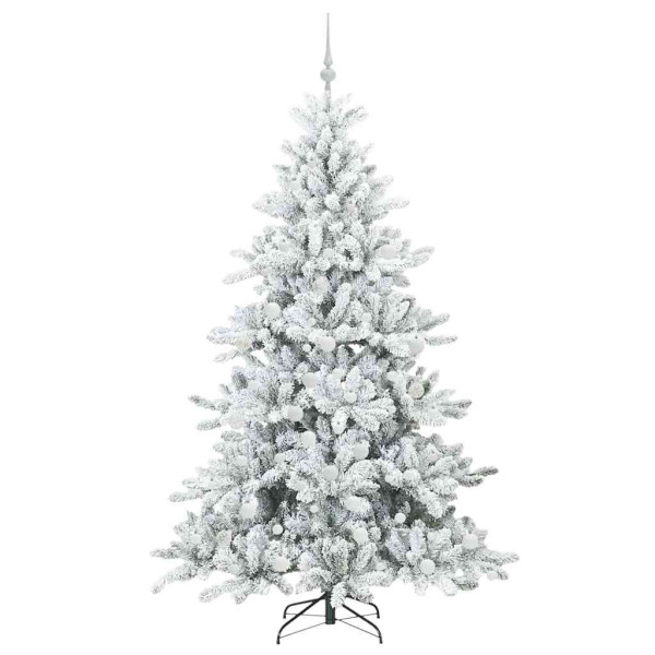 Árbol de Navidad artificial con ramas articuladas 180cm PVC M 4
