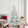 Árbol de Navidad artificial con ramas articuladas 180cm PVC 1