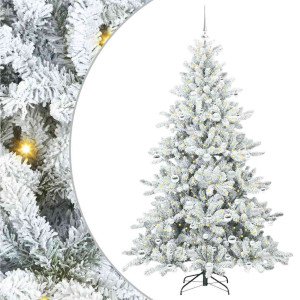 Árbol de Navidad artificial con ramas articuladas 180cm PVC H