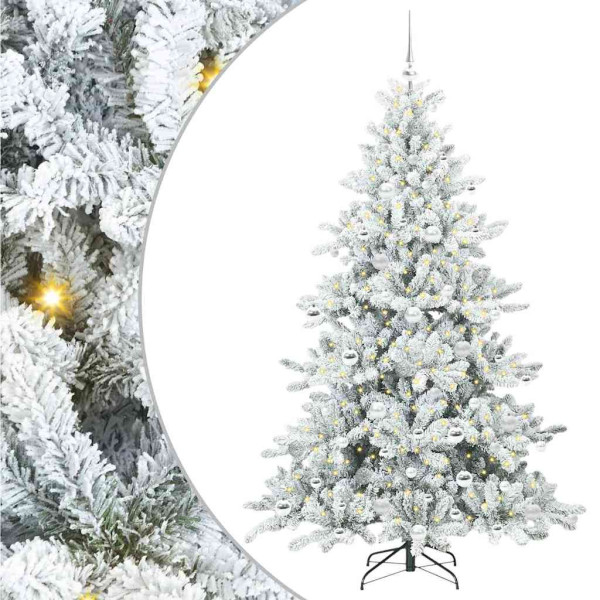 Árbol de Navidad artificial con ramas articuladas 180cm PVC M 2