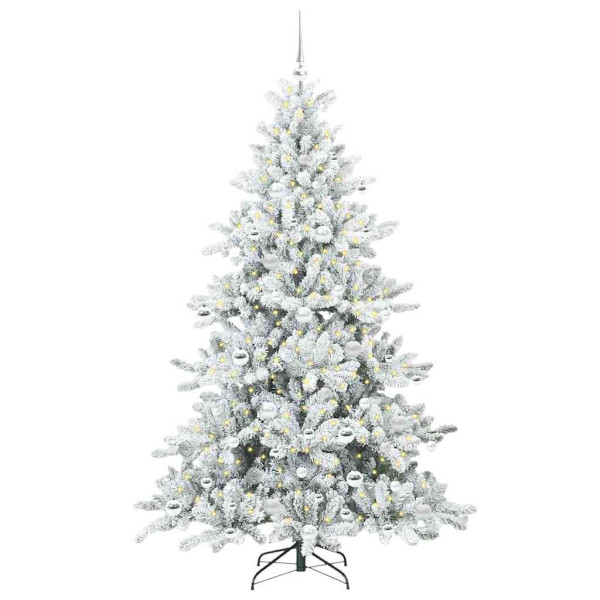 Árbol de Navidad artificial con ramas articuladas 180cm PVC M 3