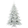 Árbol de Navidad artificial con ramas articuladas 180cm PVC 3