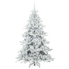 Árbol de Navidad artificial con ramas articuladas 180cm PVC 4