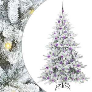 Árbol de Navidad artificial con ramas articuladas 180cm PVC H