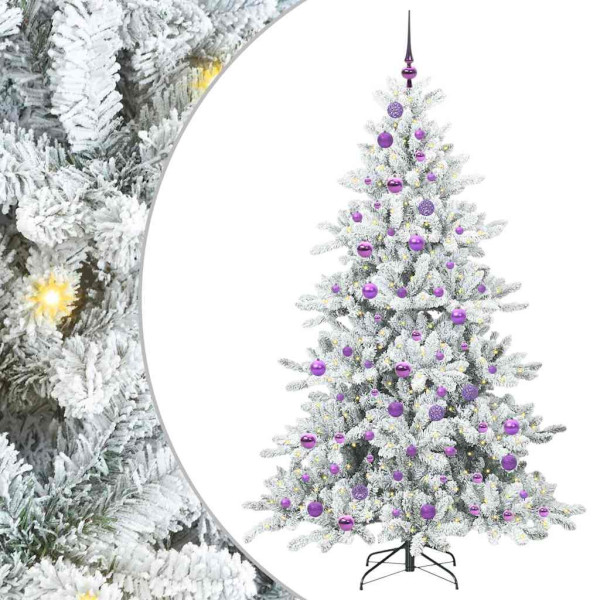 Árbol de Navidad artificial con ramas articuladas 180cm PVC M 2