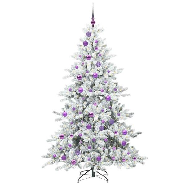 Árbol de Navidad artificial con ramas articuladas 180cm PVC M 3