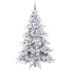 Árbol de Navidad artificial con ramas articuladas 180cm PVC 3