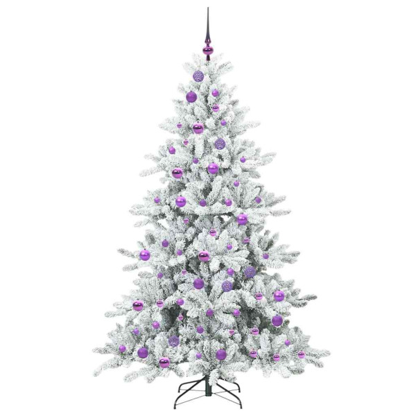 Árbol de Navidad artificial con ramas articuladas 180cm PVC M 4