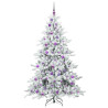 Árbol de Navidad artificial con ramas articuladas 180cm PVC 4