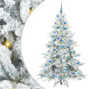 Árbol de Navidad artificial con ramas articuladas 180 cm PVC 2