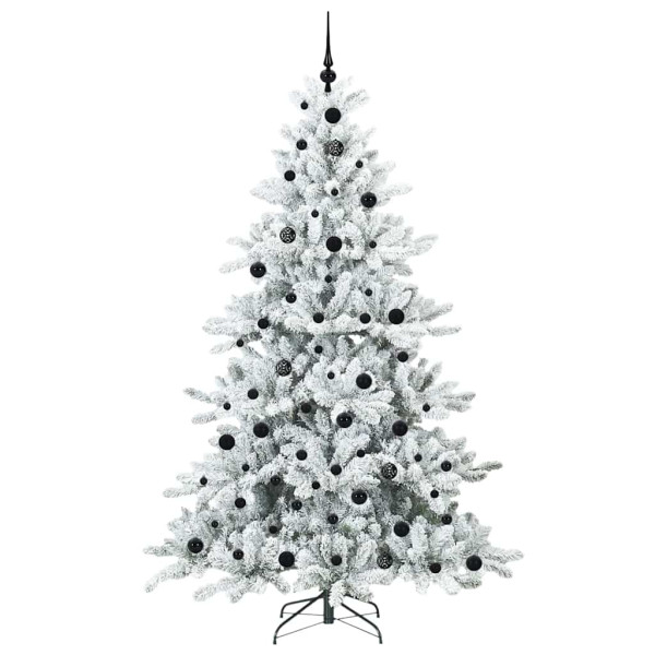 Árbol de Navidad artificial con ramas articuladas 210 cm PVC M 3