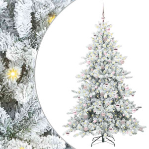 Árbol de Navidad artificial con ramas articuladas 210cm PVC H
