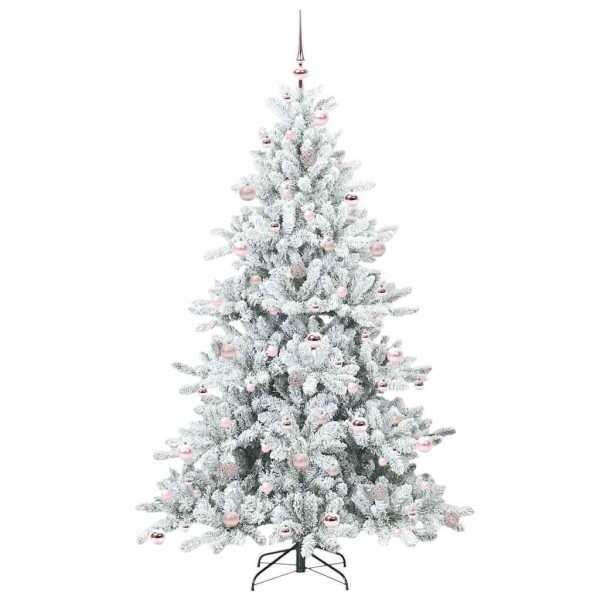 Árbol de Navidad artificial con ramas articuladas 210cm PVC M 4