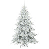 Árbol de Navidad artificial con ramas articuladas 210 cm PVC 3