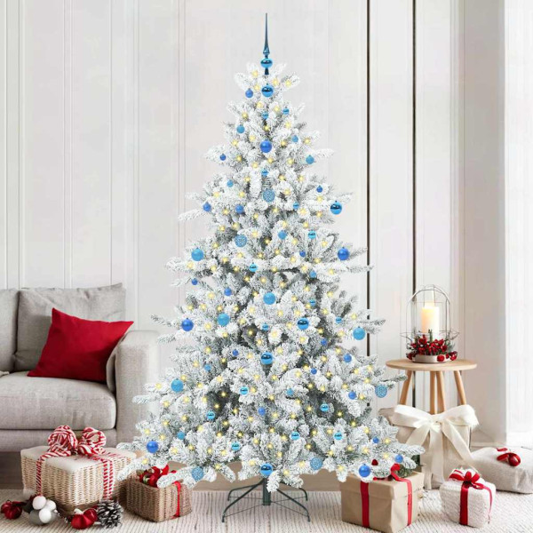 Árbol de Navidad artificial con ramas articuladas 210cm PVC D