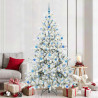 Árbol de Navidad artificial con ramas articuladas 210cm PVC 1