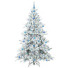 Árbol de Navidad artificial con ramas articuladas 210cm PVC 4