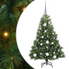 Árbol de Navidad artificial con 150 LED Verde 120 cm PE y PVC 2