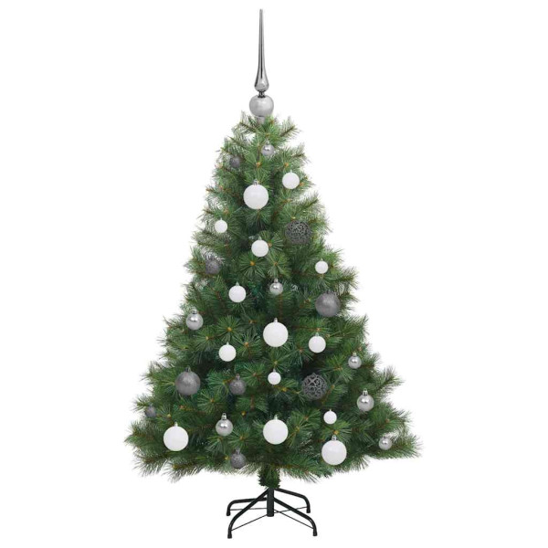 Árbol de Navidad artificial con 150 LED Verde 120 cm PE y PVC M 5