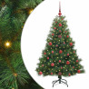 Árbol de Navidad artificial con 150 LED Verde 120 cm PE y PVC 2