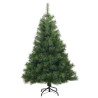 Árbol de Navidad artificial con 150 LED Verde 120 cm PE y PVC 5