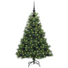 Árbol de Navidad artificial con 150 LED Verde 120 cm PE y PVC 3