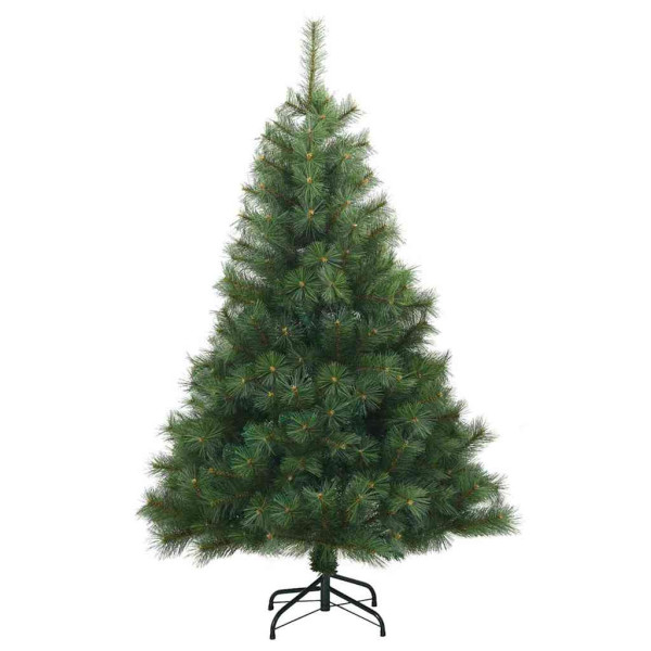 Árbol de Navidad artificial con 150 LED Verde 120 cm PE y PVC M 5