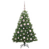 Árbol de Navidad artificial con 150 LED Verde 120 cm PE y PVC 3