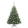 Árbol de Navidad artificial con 150 LED Verde 120 cm PE y PVC 4