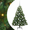 Árbol de Navidad artificial con 150 LED Verde 120 cm PE y PVC 2